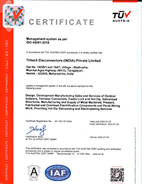 Health & Safety Management certificate published by Tritech