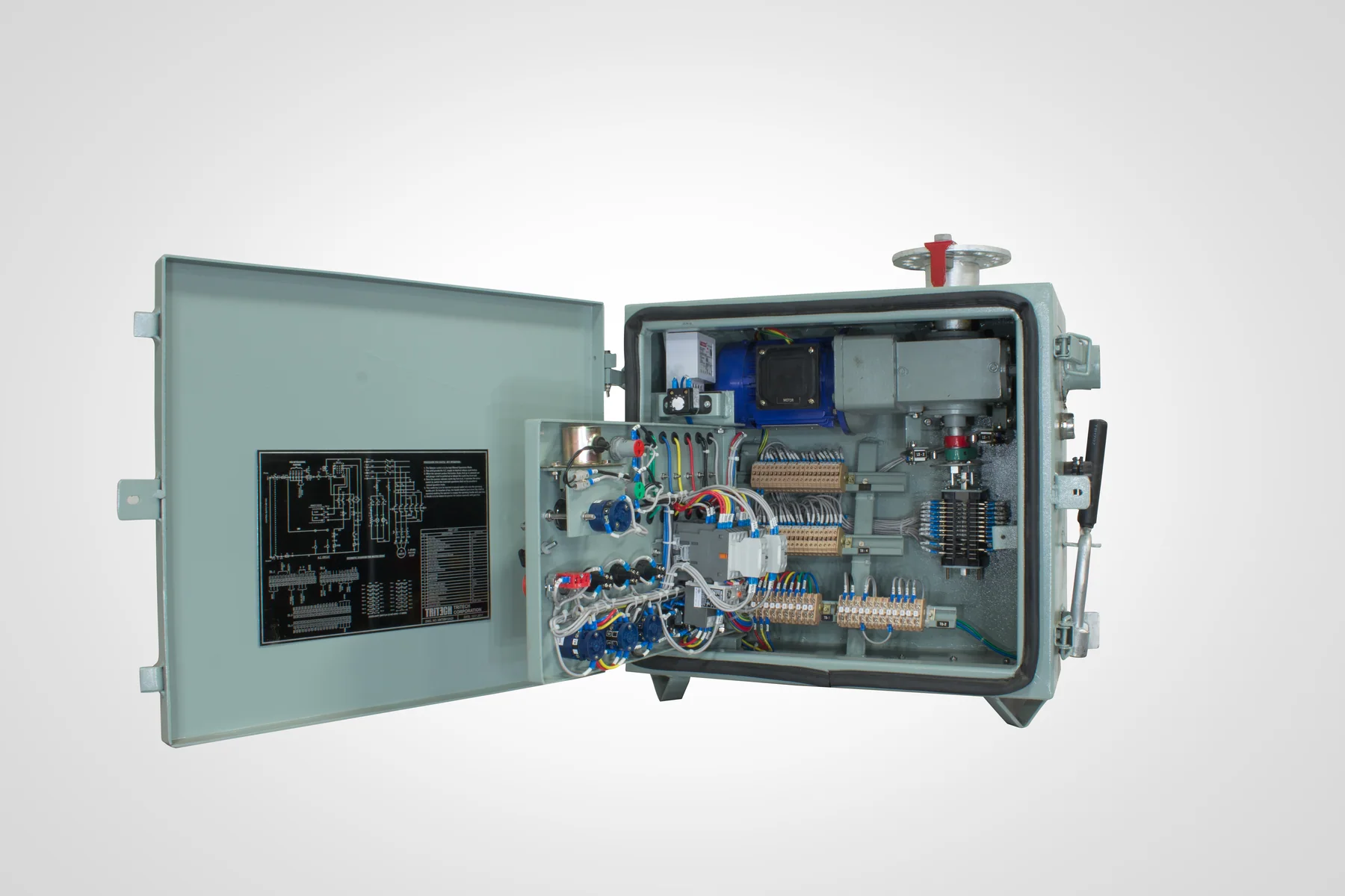 Motorized operating mechanism interior